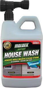 MOLDEX Moldex 7030 Instant House Wash, Liquid, Mild, Pale Yellow, 64 oz, Bottle