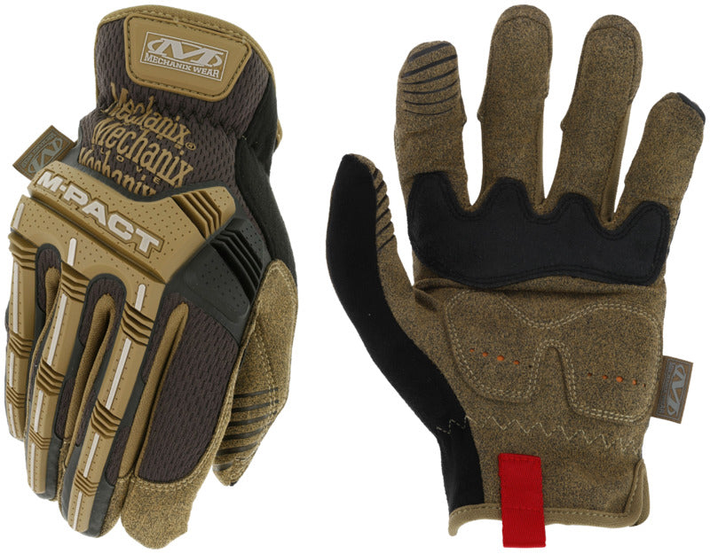MECHANIX WEAR Mechanix Wear MPC-07-011 Impact Gloves, Men's, XL, Slip-On Cuff, Spandex Back, Brown