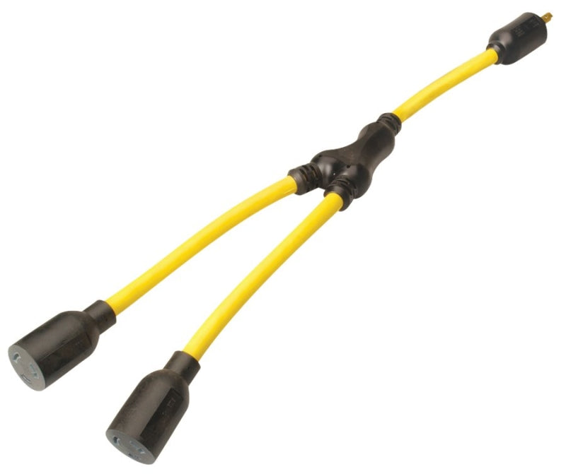 WOODS CCI 090228802 Twist Lock Y-Adapter, 12 AWG Cable ELECTRICAL WOODS
