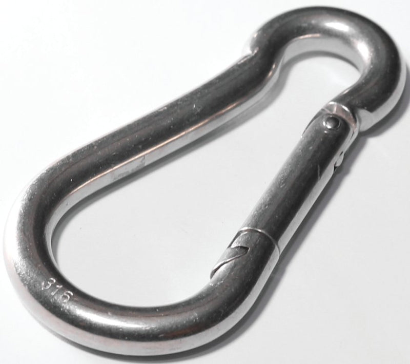 BARON Baron 2450S-1/4 Spring Snap, 80 lb Working Load, Stainless Steel HARDWARE & FARM SUPPLIES BARON
