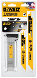 DEWALT DEWALT BREAKAWAY Series DWABK48SETCS Reciprocating Saw Blade Set, 8-Piece, Bi-Metal
