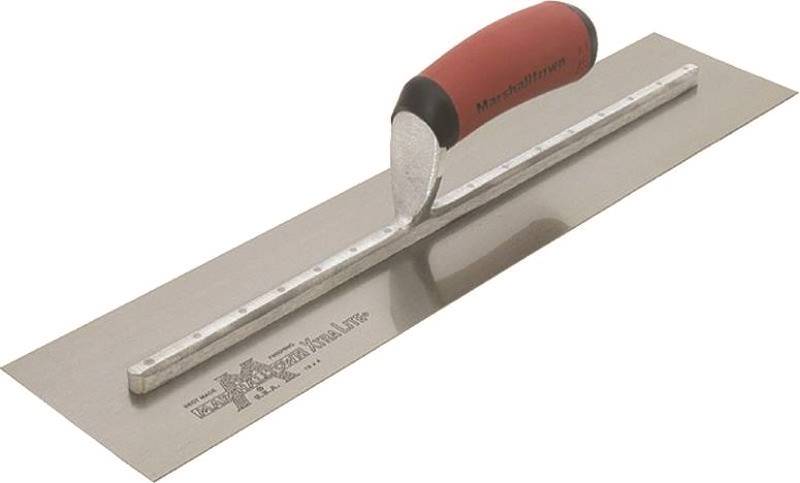 MARSHALLTOWN Marshalltown MXS56D Finishing Trowel, 12 in L Blade, 3 in W Blade, Spring Steel Blade, Curved Handle