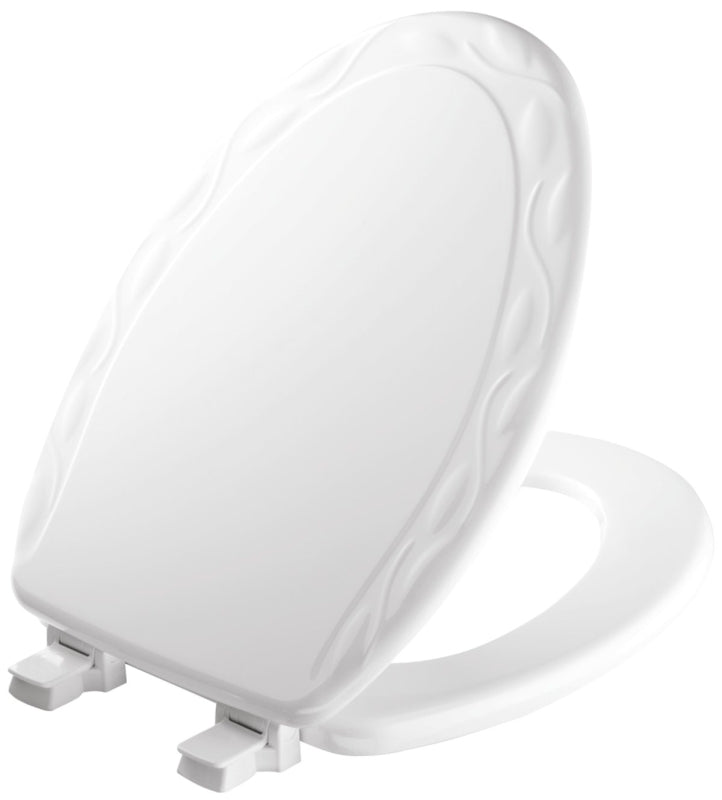 MAYFAIR Mayfair 134EC 000 Toilet Seat, Elongated, Wood, White