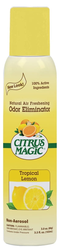 CITRUS MAGIC Citrus Magic 612112748-6PK Air Freshener, 3 oz Bottle, Tropical Lemon