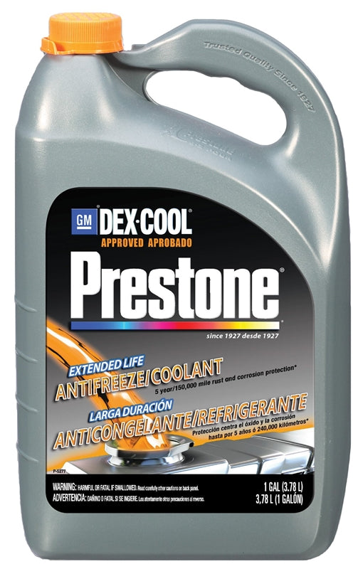 PRESTONE PRODUCTS CORP Prestone Dex-Cool AF-888P Anti-Freeze and Coolant Concentrate, 1 gal, Orange AUTOMOTIVE PRESTONE PRODUCTS CORP