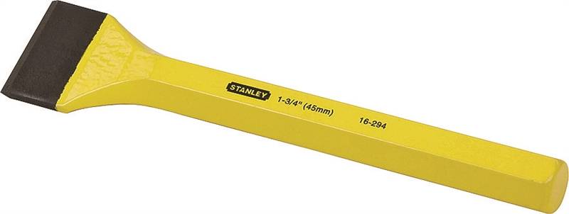 STANLEY-FATMAX Fatmax FMHT16423 Mason's Chisel, 1-3/4 in W Blade, 7-1/2 in OAL, Steel Blade, Steel Handle TOOLS STANLEY-FATMAX