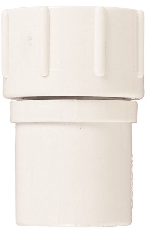 ORBIT IRRIGATION PRODUCTS Orbit 53368 Hose Adapter, 1/2 x 3/4 in, Slip Joint x FHT, PVC, White