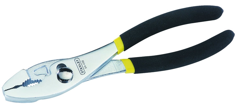 STANLEY STANLEY 84-098 Slip Joint Plier, 8 in OAL, 11/16 in Jaw Opening, Cushion-Grip Handle, 1-3/8 in L Jaw TOOLS STANLEY