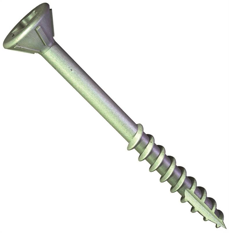 GRABBER CONSTRUCTION Grabber Construction XG6150G Deck Screw, #6 Thread, 1-1/2 in L, Coarse Thread, Flat Head, QuickGrab Point, Star Drive HARDWARE & FARM SUPPLIES GRABBER CONSTRUCTION