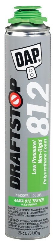 DAP DAP 80812 Foam Sealant, White, 26 oz Aerosol Can