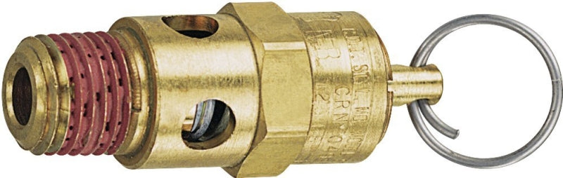 TRU-FLATE Tru-Flate 21-707 Safety Valve, 1/4 in, Brass Body TOOLS TRU-FLATE