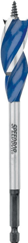 IRWIN Irwin Speedbor 3041018 Auger Boring Bit, 15/16 in Dia, 6 in OAL, Tapered Flute, 3-Flute, 1/4 in Dia Shank, Hex Shank TOOLS IRWIN