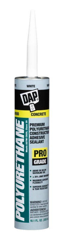 DAP DAP 18810 Sealant, White, 4 to 7 days Curing, 10.1 fl-oz Cartridge PAINT DAP