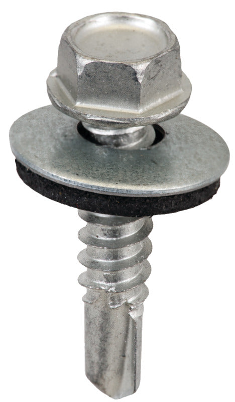 ACORN INTERNATIONAL Acorn SW-MM1212G250 Screw, #12 Thread, Hex Drive, Self-Drilling, Self-Tapping Point, Galvanized Steel
