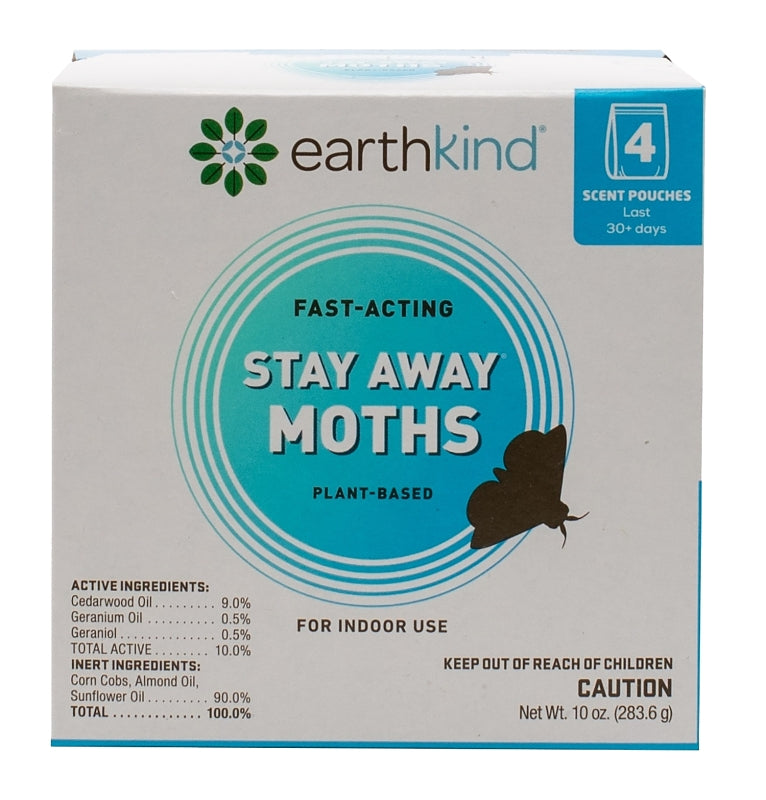 EARTH KIND LLC earthkind Stay Away SA4P8D5MOT Moths Deterrent, 9.59 oz Pouch HARDWARE & FARM SUPPLIES EARTH KIND LLC