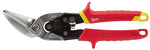 MILWAUKEE Milwaukee 48-22-4562 Aviation Snip, 10 in OAL, 5 in L Cut, Straight Cut, Steel Blade, Ergonomic Handle, Red Handle TOOLS MILWAUKEE