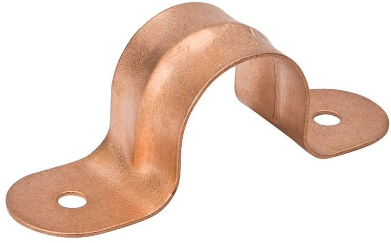 B & K INDUSTRIES B & K C13-100HC Pipe Strap, 1 in Opening, Steel, Copper, 4/PK