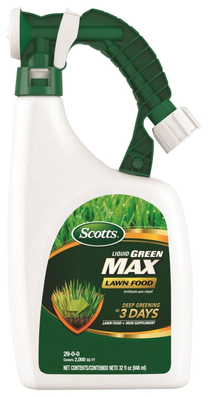 SCOTTS Scotts 3300910 Lawn Food, 32 fl-oz Bottle, Liquid, 29-0-0 N-P-K Ratio LAWN & GARDEN SCOTTS