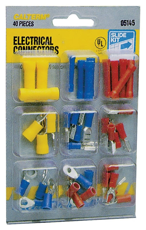 CALTERM Calterm 05145 Terminal Kit, 22 to 10 AWG Wire, 40/PK