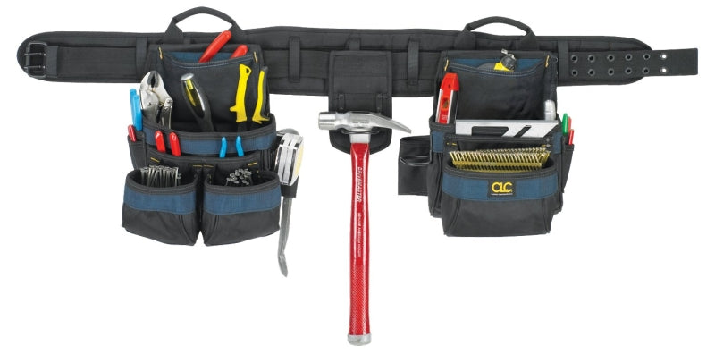 HULTAFORS CLC Tool Works Series 2605 Tool Belt, 29 to 46 in Waist, Ballistic Poly Fabric, 20-Pocket TOOLS HULTAFORS