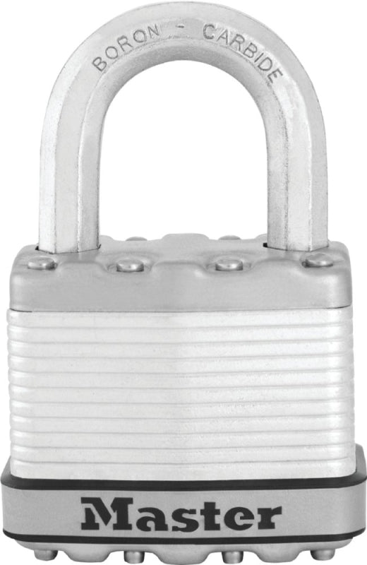 MASTER LOCK Master Lock Magnum Series M5XKAD Padlock, Keyed Alike Key, 3/8 in Dia Shackle, 1 in H Shackle, Boron Carbide Shackle HARDWARE & FARM SUPPLIES MASTER LOCK