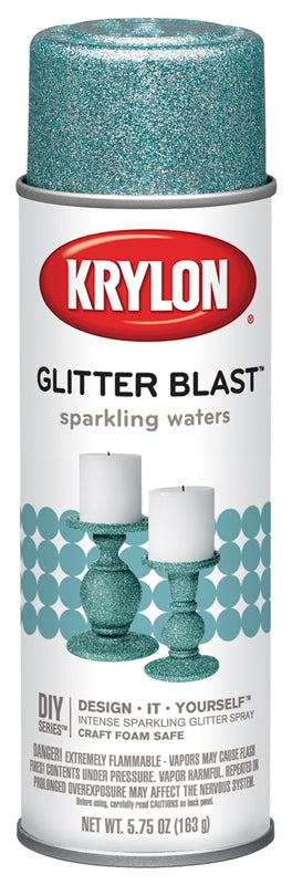 KRYLON Krylon K03810A00 Craft Spray Paint, Glitter, 5.75 oz, Can