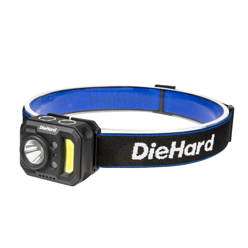 DORCY Dorcy 41-6642 Headlamp, Lithium-Ion Battery, 120 to 375 Lumens, 1 hr 45 min Run Time, Black/Blue ELECTRICAL DORCY