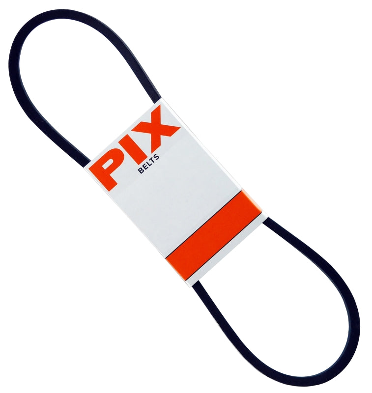 PIX NORTH AMERICA PIX B85/5L880 V-Belt, 88 in Outside Circumference, Molded Cog, 21/32 in W, 3/8 in Thick, Black