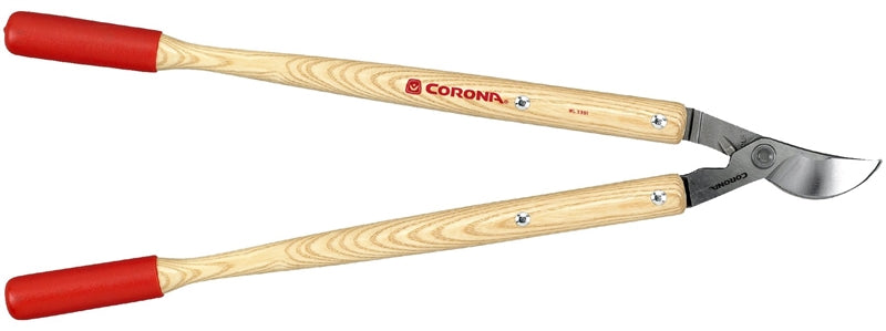 CORONA Corona WL 3351 Bypass Lopper, 1-1/2 in Cutting Capacity, Resharpenable Blade, Steel Blade, Hardwood Handle