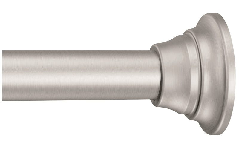 MOEN Moen TR1000BN Tension Rod, 44 to 72 in L Adjustable, 1 in Dia Rod, Stainless Steel, Brushed Nickel