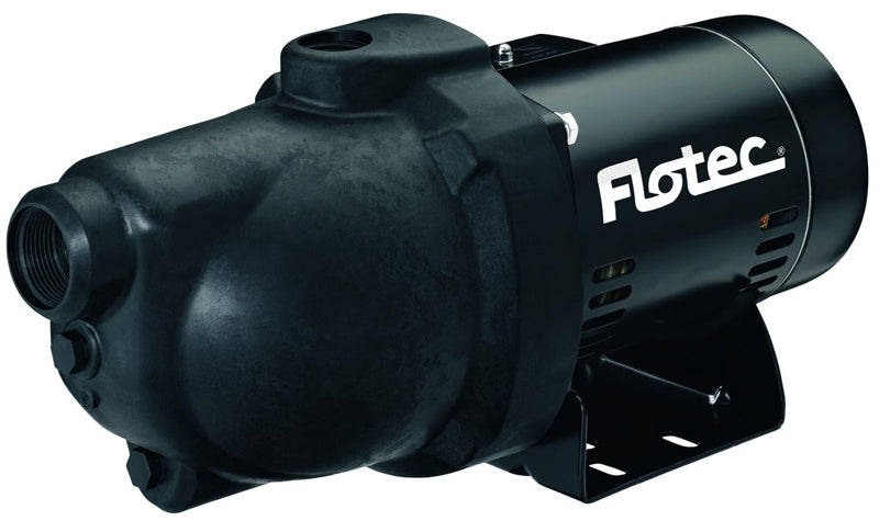 FLOTEC Flotec FP4032 Jet Pump, 9.6/19.2 A, 115/230 V, 1 hp, 1-1/4 in Suction, 1 in Discharge Connection, 25 ft Max Head, 18 gpm PLUMBING, HEATING & VENTILATION FLOTEC