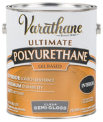 VARATHANE Varathane 242170 Interior Classic Polyurethane, Semi-Gloss, Liquid, Clear, 1 gal, Can PAINT VARATHANE