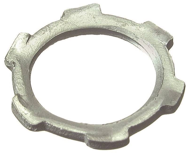 HALEX Halex 26191 Conduit Locknut, 1/2 in, Steel, Zinc