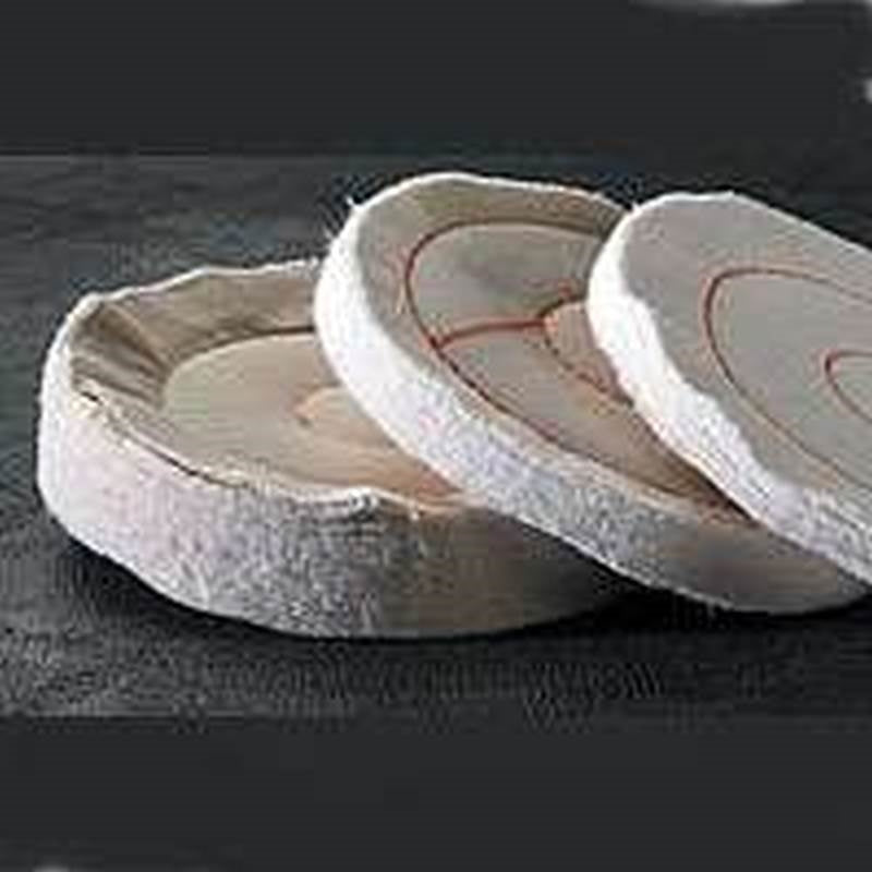 DICO PRODUCTS Dico 527-36-6 Buffing Wheel, 6 in Dia, 1/2 in Thick, Cotton AUTOMOTIVE DICO PRODUCTS