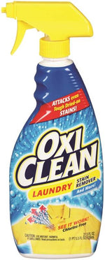 OXI CLEAN Oxiclean 51693 Stain Remover, 21.5 oz, Bottle, Liquid, Clear