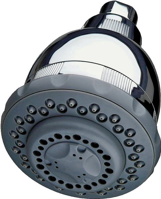 CULLIGAN SALES Culligan WSH-C125 Filtered Shower Head, 2 gpm, 1/2 in Connection, IPS, Plastic, Chrome, 12-1/4 in L, 8-1/2 in W PLUMBING, HEATING & VENTILATION CULLIGAN SALES