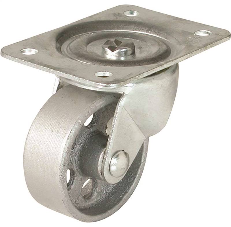 SHEPHERD Shepherd Hardware 9174 Swivel Caster, 2 in Dia Wheel, 3/4 in W Wheel, Cast Iron Wheel, 125 lb HARDWARE & FARM SUPPLIES SHEPHERD