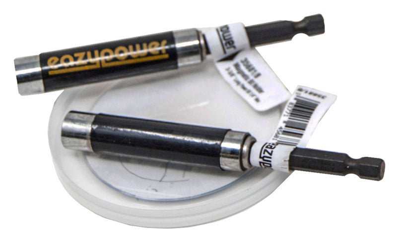 EAZYPOWER Isomax 006815 Magnetic Bit Holder with Sliding Finder, 1/4 in Drive, Hex Drive TOOLS EAZYPOWER