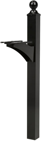 SOLAR GROUP Gibraltar Mailboxes LP000B00 Landover Mailbox Post, 21.4 in L, 6 in W, 56.4 in H, Aluminum, Gloss HARDWARE & FARM SUPPLIES SOLAR GROUP