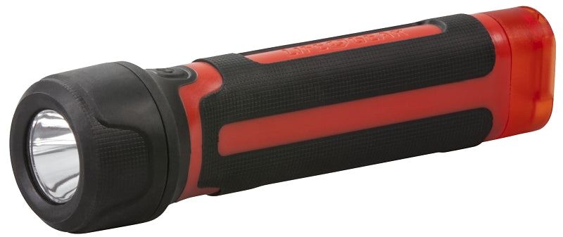 DORCY Dorcy 46-3762 Handheld Flashlight, AA Battery, LED Lamp, 120 Lumens Lumens, 120 hr Run Time, Black/Red ELECTRICAL DORCY