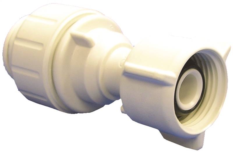 SHARKBITE John Guest PEISTC2034P Swivel Connector, 1/2 in, CTS x NPS, PEX, 160 psi Pressure PLUMBING, HEATING & VENTILATION SHARKBITE