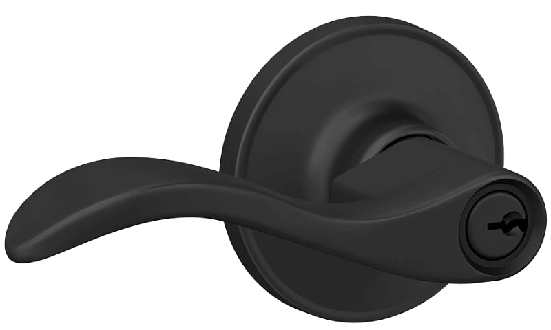 DEXTER BY SCHLAGE Schlage J Series J54 SEV 622 Entry Lever, Mechanical Lock, Matte Black, Metal, Residential, 3 Grade, 7/8 in Housing Dia HARDWARE & FARM SUPPLIES DEXTER BY SCHLAGE