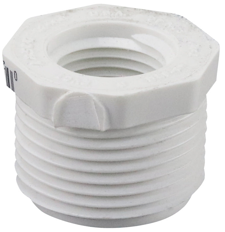 IPEX IPEX 435701 Reducing Bushing, 1 x 1/2 in, MPT x FPT, White, SCH 40 Schedule, 150 psi Pressure LAWN & GARDEN IPEX