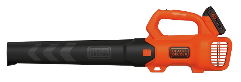 BLACK & DECKER LAWN Black+Decker BCBL700D1 Axial Leaf Blower, 2 Ah, 20 V, 2 -Speed, 310 cfm Air, Black