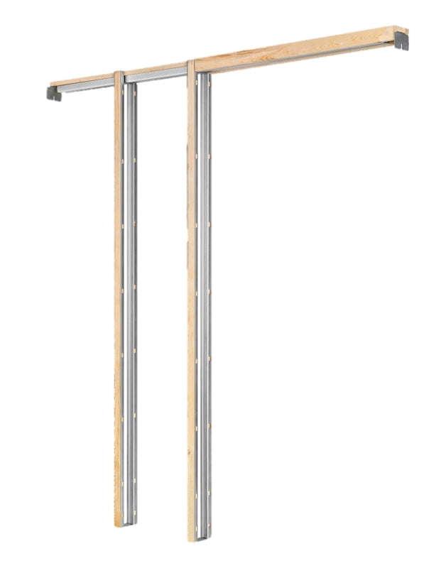 AMERICAN STAIRWAYS INC Marwin KD200BB6/8 Pocket Door Frame, 84-1/2 in Rough Opening, Wood
