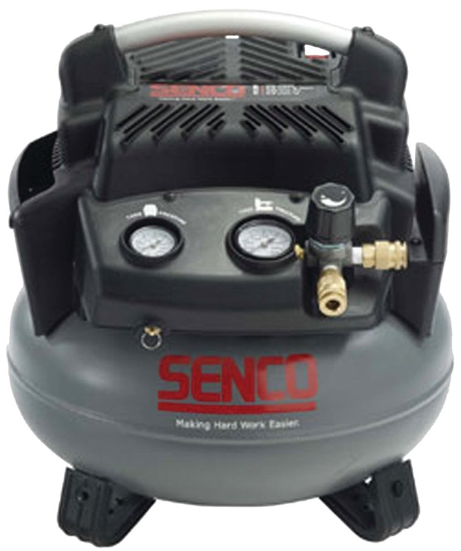 SENCO Senco PC1280 Air Compressor, 17 in L x 16.31 in W x 18 in H Dimensions, Tool Only, 6 gal Tank, 1.5 hp, 115 V