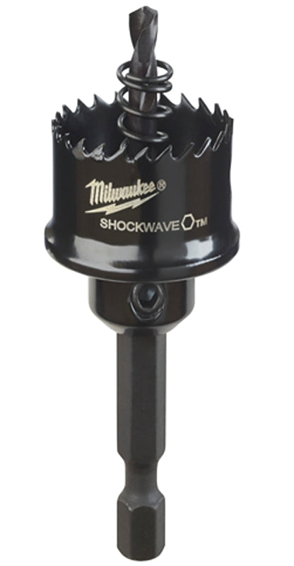 MILWAUKEE Milwaukee 49-56-9815 Hole Saw, 1 in Dia, 1/2 in D Cutting, 1/4 in Arbor, 8 TPI, HSS Cutting Edge HARDWARE & FARM SUPPLIES MILWAUKEE