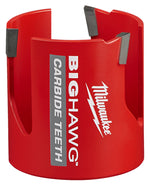 MILWAUKEE Milwaukee Big Hawg 49-56-9220 Hole Saw, 2-9/16 in Dia, 2-7/16 in D Cutting, 5/8-18 Arbor, 3 TPI TOOLS MILWAUKEE