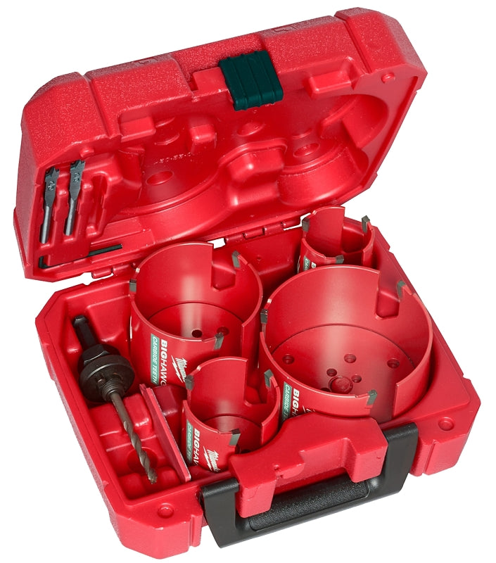 MILWAUKEE Milwaukee BIG HAWG 49-56-9285 Plumber's Hole Saw Kit, 8-Piece HARDWARE & FARM SUPPLIES MILWAUKEE