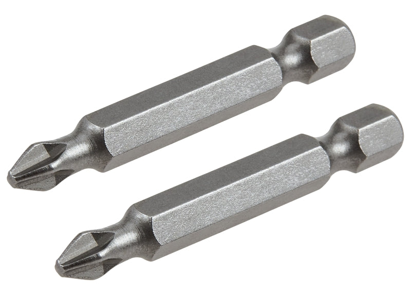 IRWIN Irwin IWAF22PH22 Power Bit, #2 Drive, Phillips Drive, 1/4 in Shank, Hex Shank, 1-15/16 in L, Steel TOOLS IRWIN